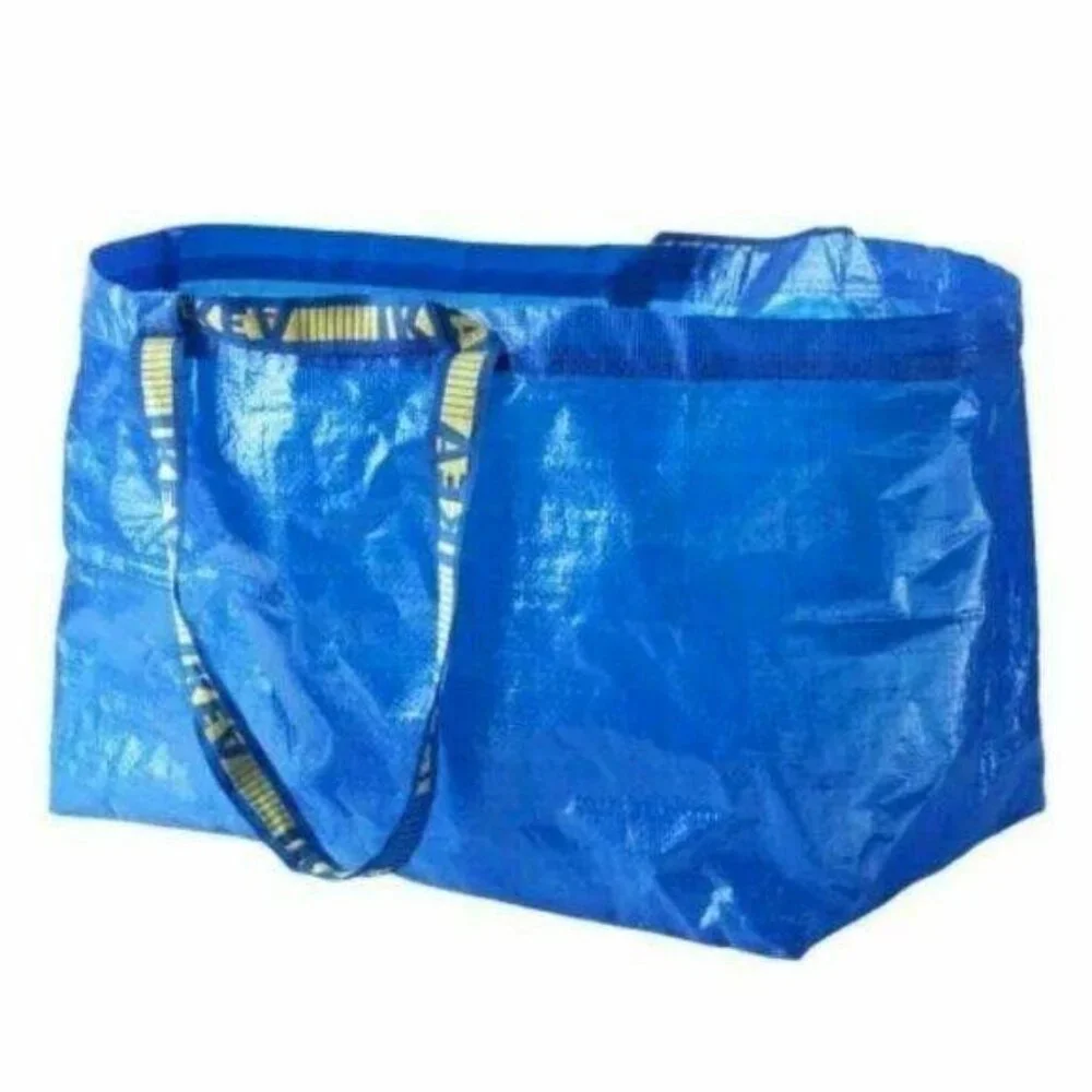 2 IKEA Frakta Large Blue Shopping Bag Reseller Sourcing Tote Thrifting Laundry